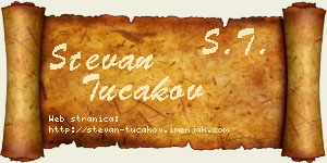 Stevan Tucakov vizit kartica